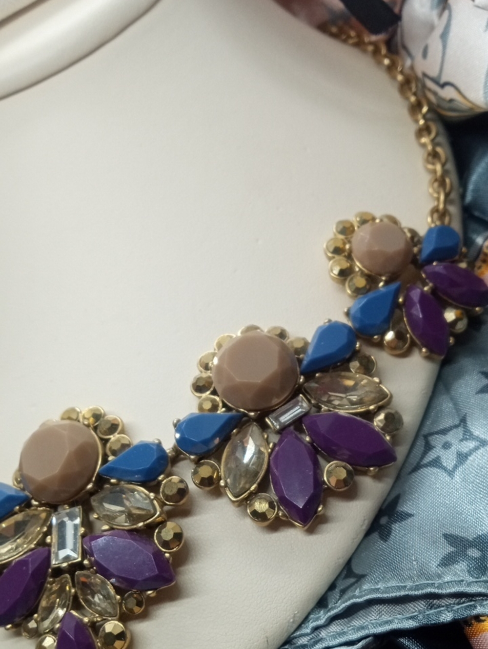 J.CREW FLEURAL STATEMEN NECKLACE - Picture 4 of 11